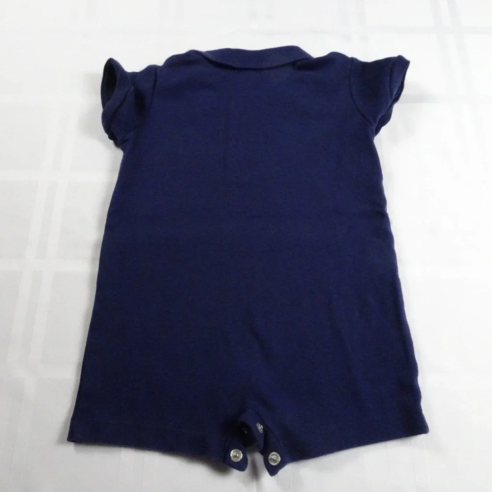 Vintage Ralph Lauren‎ Romper Baby 9 Months Navy shorts